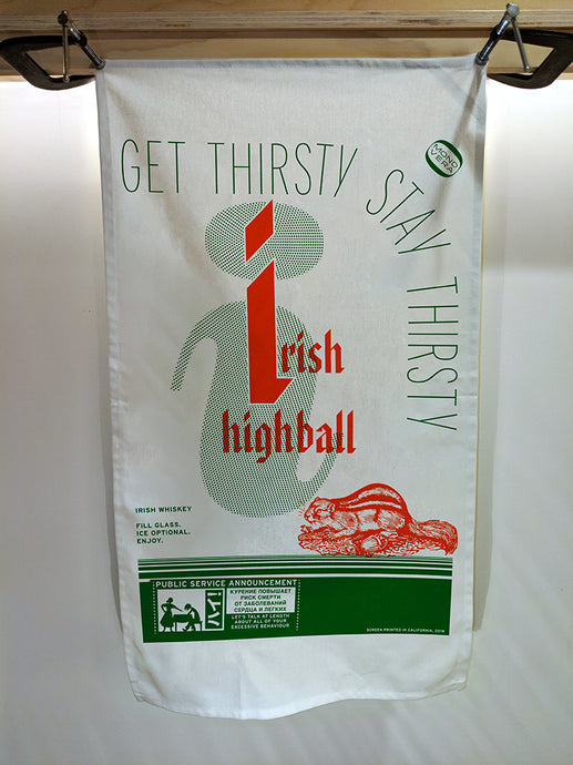 Irish Highball Towel